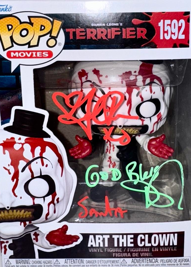 Daniel Roebuck Signed Funko Pop #1592 "Art The Clown" (Terrifier) w/Inscription - SWAU #02